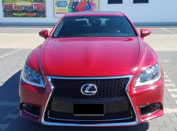 Lexus LS cena 115000 przebieg: 129710, rok produkcji 2013 z Lubawa małe 277